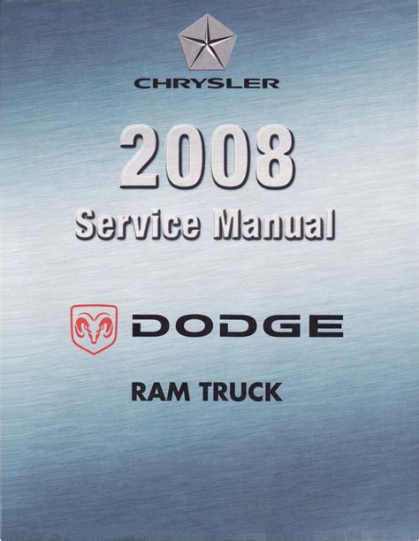2008 Dodge Ram Factory Service Manual Ebook PDF