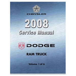 2008 Dodge Ram Factory Service Manual Ebook PDF