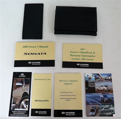 2008 Hyundai Sonata  Owners Manual Ebook Reader