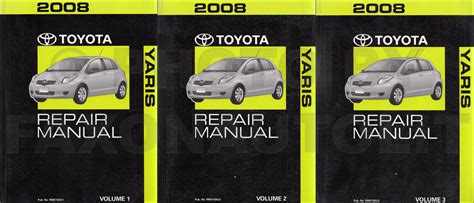 2008 Toyota Yaris Service Manual Pdf  Ebook Epub