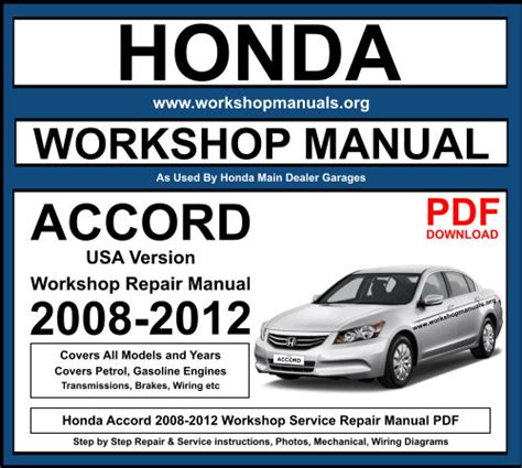 2008 accord repair manual Reader