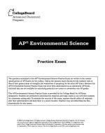 2008 ap environmental science multiple choice answer key PDF