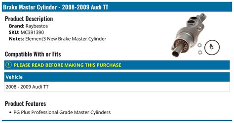 2008 audi tt brake master cylinder manual Kindle Editon