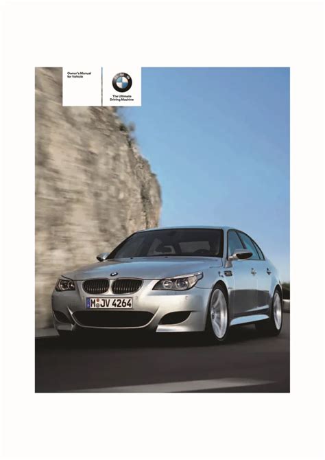 2008 bmw m5 owners manual Kindle Editon