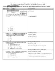 2008 chemistry sol answers Reader