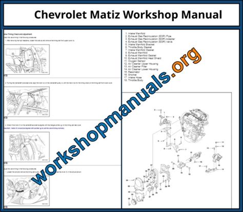 2008 chevrolet matiz service manual and maintenance guide PDF