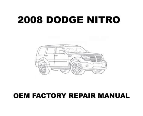 2008 dodge nitro repair manual Epub