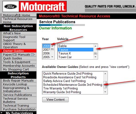 2008 ford taurus maintenance schedule Reader