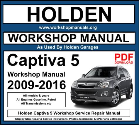 2008 holden captiva workshop manual Ebook PDF