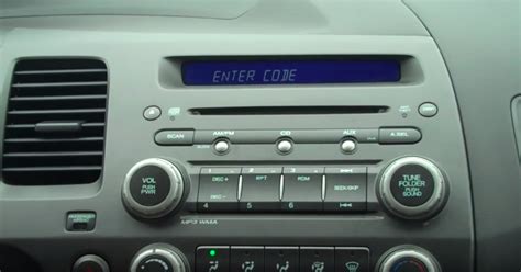 2008 honda civic radio code error Doc