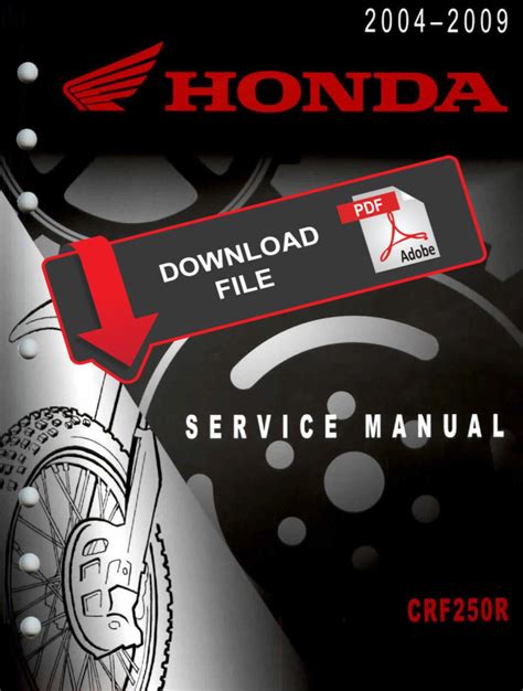 2008 honda crf250r service manual Epub