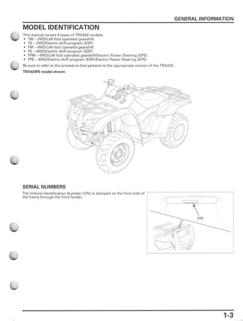 2008 honda rancher trx420fe service manual Kindle Editon