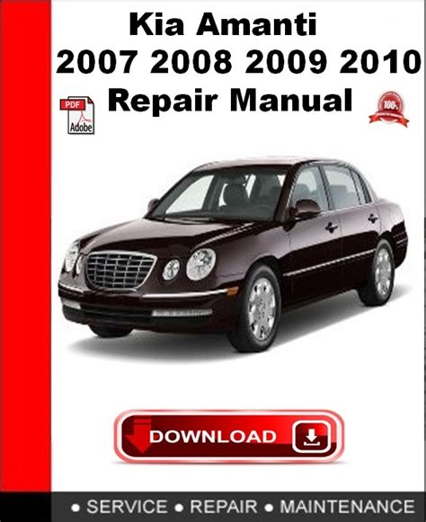 2008 kia amanti service manual Doc