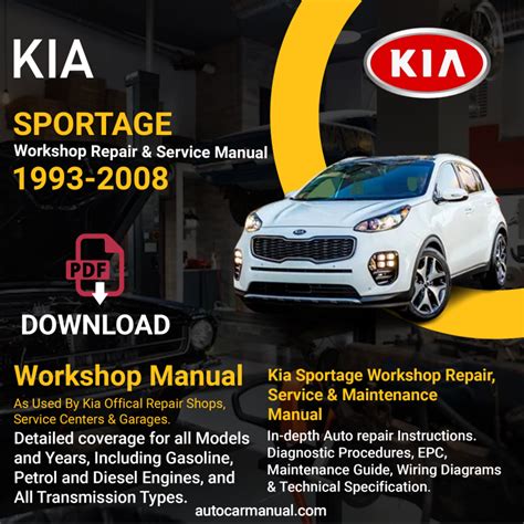 2008 kia sportage repair manual in Epub