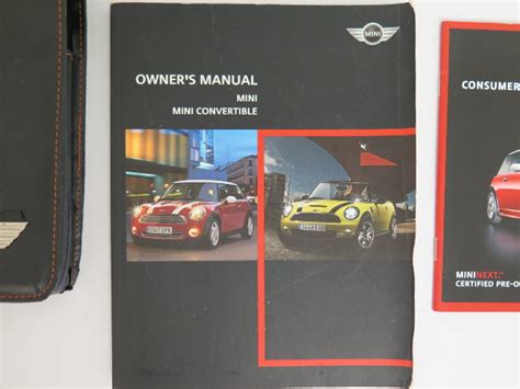 2008 mini cooper convertible owners manual PDF