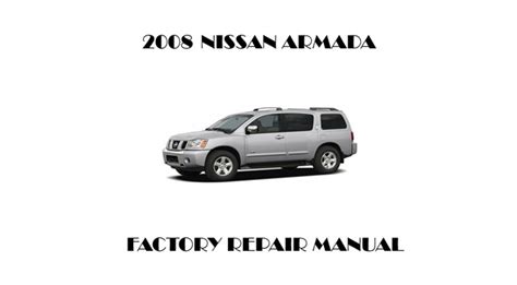 2008 nissan armada factory manual Epub