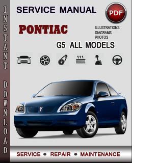 2008 pontiac g5 repair manual Kindle Editon