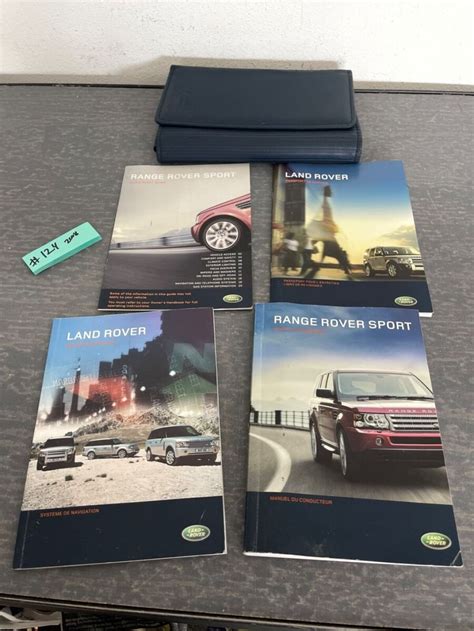 2008 range rover supercharged owners manual Doc