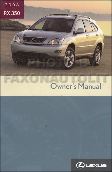 2008 rx 350 manual Kindle Editon