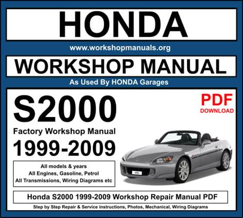 2008 s2000 service manual PDF