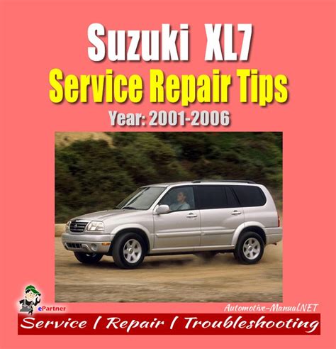 2008 suzuki xl7 repairs guide PDF