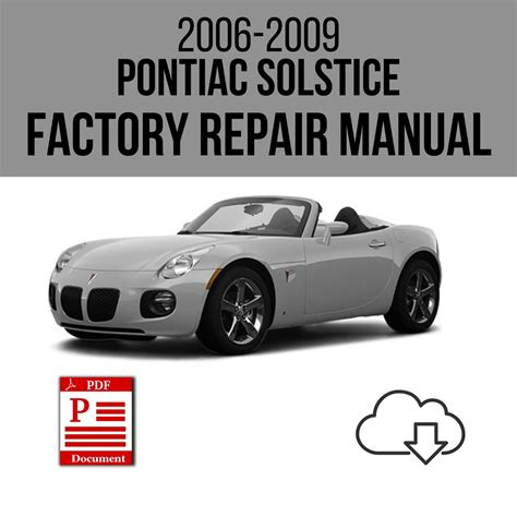 2008-2006-pontiac-solstice-service-manual Ebook Kindle Editon