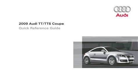 2009 Audi Tt Manual Ebook Reader