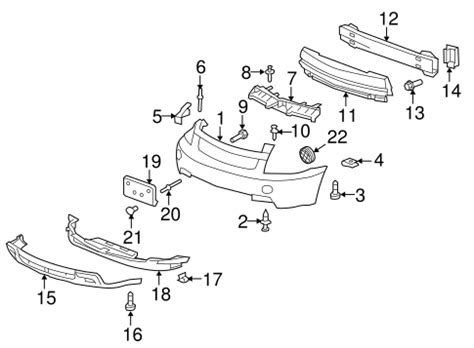 2009 Chevrolet Equinox Front Bumper Parts Schematic Diagram Ebook Reader