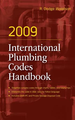 2009 International Plumbing Codes Handbook 1st Edition PDF