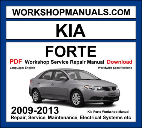 2009 KIA FORTE SERVICE MANUAL Ebook PDF