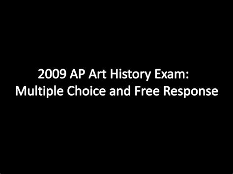 2009 ap art history multiple choice answers Kindle Editon