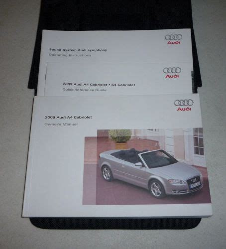 2009 audi a4 owners manual PDF