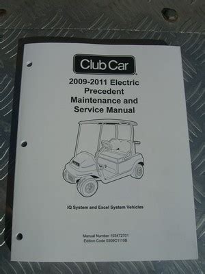 2009 club car precedent manual PDF