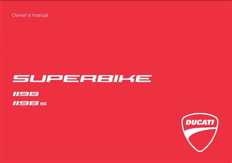 2009 ducati 1198s owners manual Epub