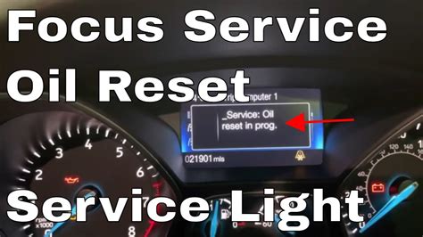 2009 ford focus service light reset Doc