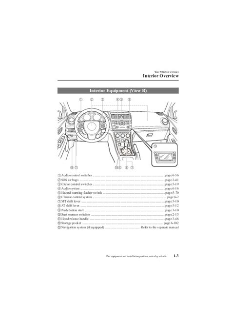 2009 mazda 6 user guide PDF