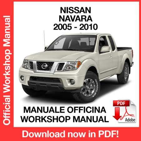 2009 nissan navara workshop manual Reader