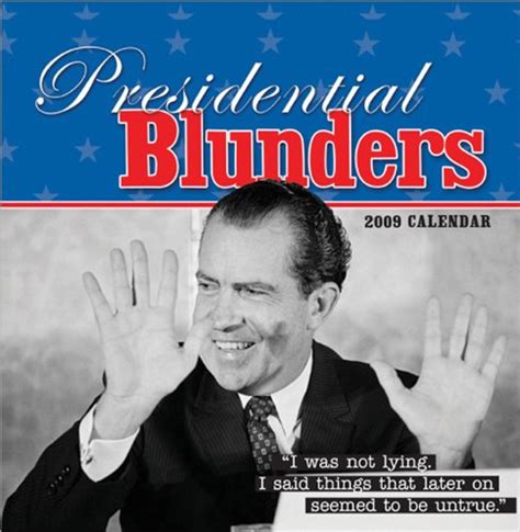 2009 presidential blunders wall calendar Reader
