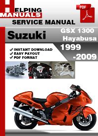 2009 suzuki hayabusa service manual pdf PDF