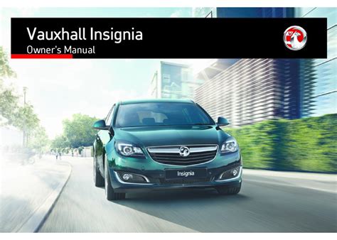 2009 vauxhall insignia owners manual Doc