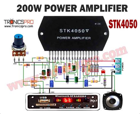 200w power amplifier circuit diagram Reader