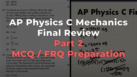 2010 AP Physics C: Mechanics FRQ