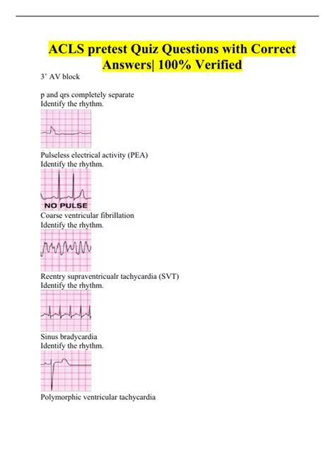 2010 Acls Pretest Answers Kindle Editon