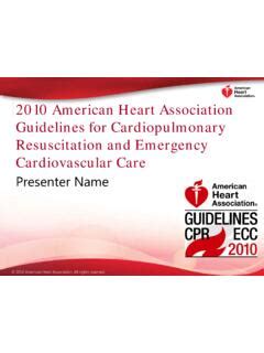 2010 American Heart Association Guidelines For Ebook Epub