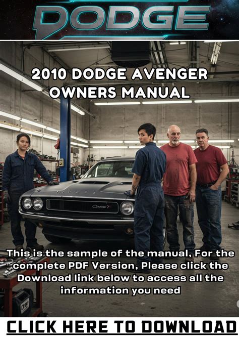 2010 Dodge Avenger  Owners Manual Ebook Epub