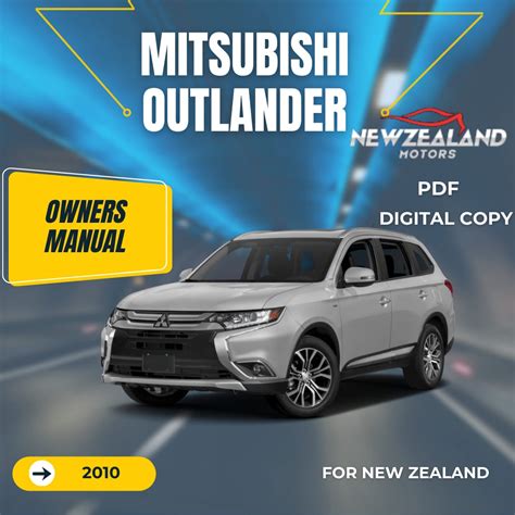 2010 Mitsubishi Outlander Owners Manual  Ebook Kindle Editon