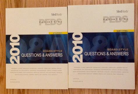 2010 Pediatrics Board Style Questions Answers Epub