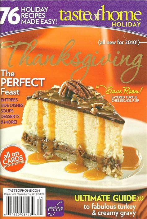 2010 Taste of Home Holiday Recipe Cards 76 Holiday Recipes Made Easy Thanksgiving Christmas PDF