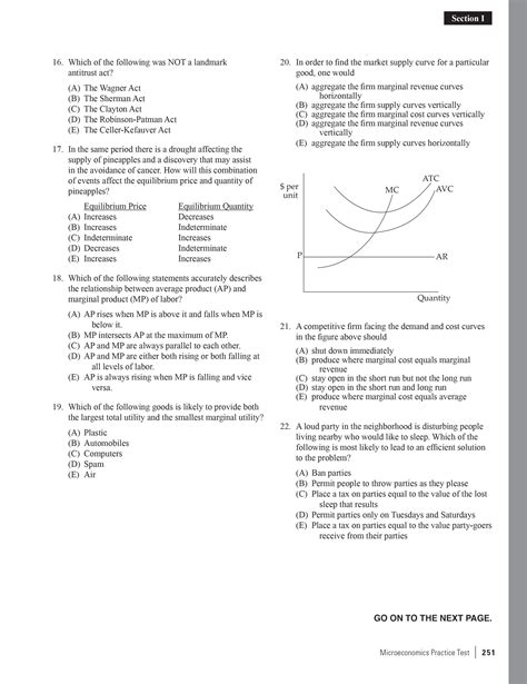 2010 ap microeconomics exam answers PDF