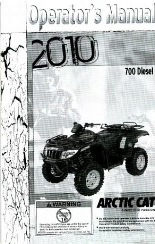 2010 arctic cat owners manual PDF